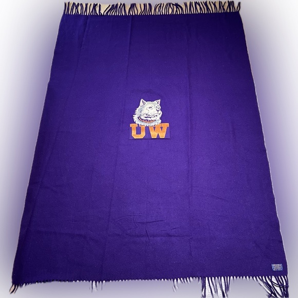 Pendleton Wool Stadium Blanket University of Washington Huskies UW 69x52 inch - Picture 1 of 9